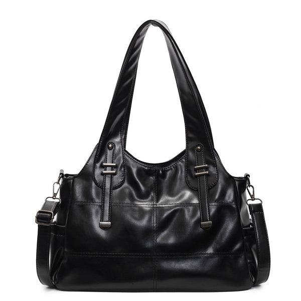 Bolso de Cuero Suave Grande con Bandolera Ajustable para Mujer - Image 6
