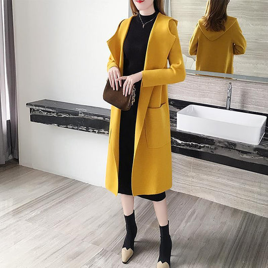 Cardigan Sudadera Holgada con Capucha para Mujer - Image 9