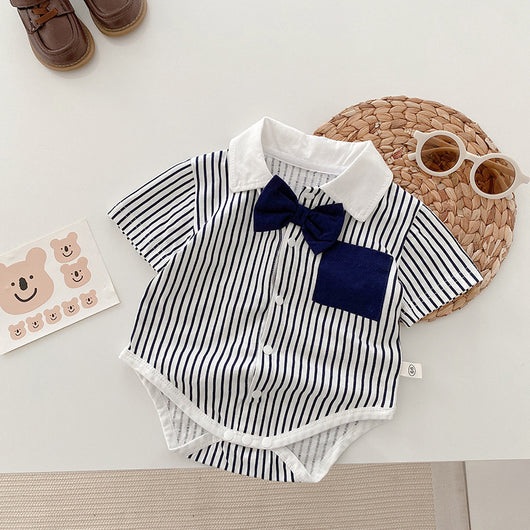 Mameluco Infantil Estilo Vaquero para Niño - Ropa Gentleman - Image 2