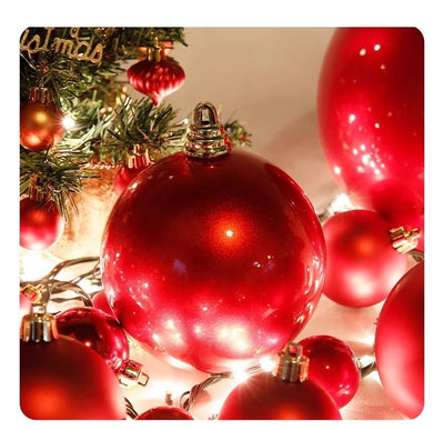Bola de Navidad Roja Electrochapada - Adorno Colgante para Árbol - Image 24
