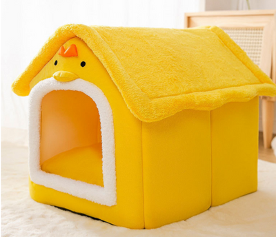Casa Plegable para Perros y Gatos - Cama Térmica Desmontable Tipo Villa - Image 18