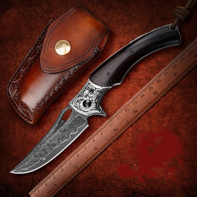 Cuchillo Plegable Táctico para Supervivencia y Defensa Personal - Image 5