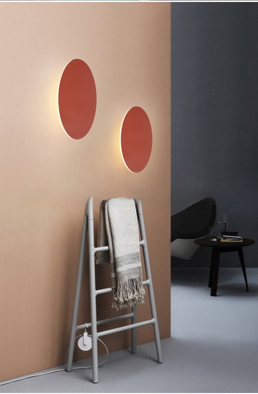 Lámpara de Pared Circular Minimalista para Sala y Dormitorio - Image 15