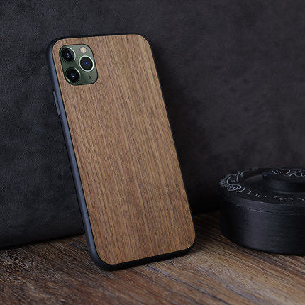 Funda de Madera para Móvil con Tapa Trasera Fácil de Usar