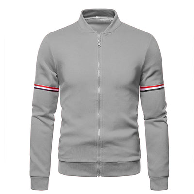 Chaqueta de Hombre con Cuello Tipo Cinta Británico - Image 3