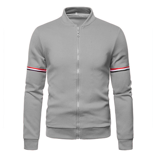 Chaqueta de Hombre con Cuello Tipo Cinta Británico - Image 3