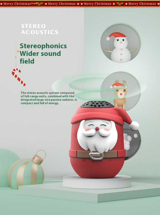 Altavoz Bluetooth Portátil Mini Papá Noel Adorable - Image 16