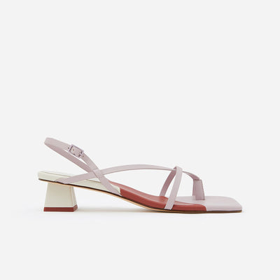 Sandalias Planas de Verano con Tacón Cuadrado y Diseño Bicolor - Image 9
