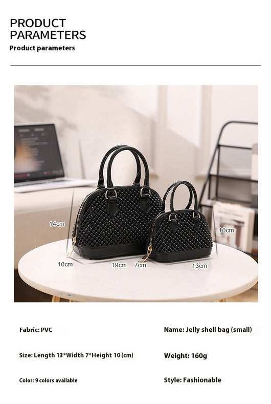 Bolso Transparente Estilo Coreano con Detalles Calados - Image 15