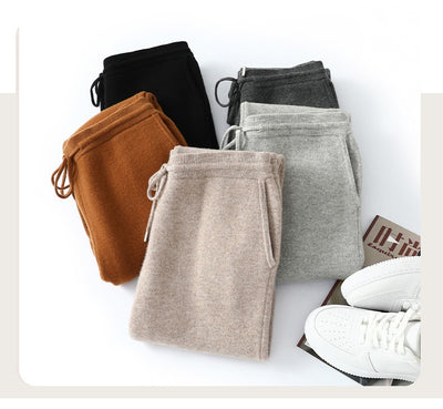 Pantalones Deportivos Casuales de Lana Gruesa Color Sólido para Hombre - Image 15