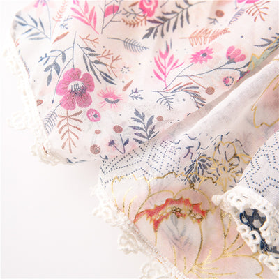 Pañuelo Floral de Encaje Algodón Suave para Mujer - Image 15