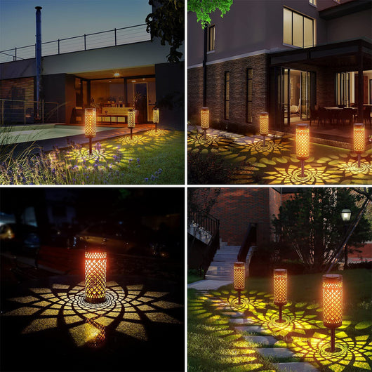 Lámparas Solares Decorativas para Jardín y Patio - Diseño Metálico Resistente al Agua - Image 4
