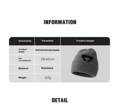 Gorro de Punto Grueso con Pelaje de Conejo - Juego Completo - Image 13