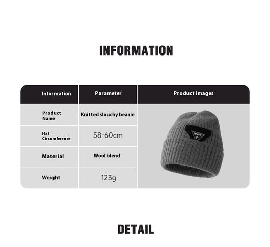 Gorro de Punto Grueso con Pelaje de Conejo - Juego Completo - Image 13