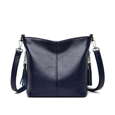 Bolso Bandolera Mujer de Gran Capacidad con Detalles de Borlas - Image 9