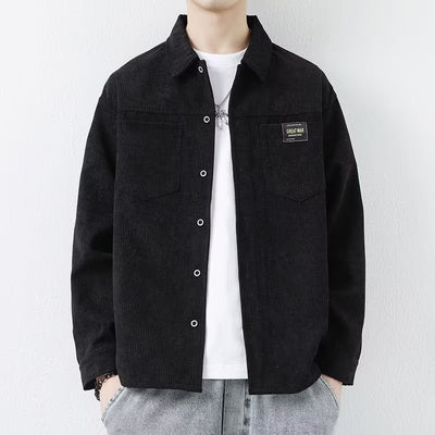 Chaqueta de Pana para Hombre - Camisa Casual de Manga Larga - Image 6