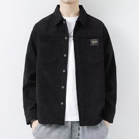 Chaqueta de Pana para Hombre - Camisa Casual de Manga Larga - Image 6