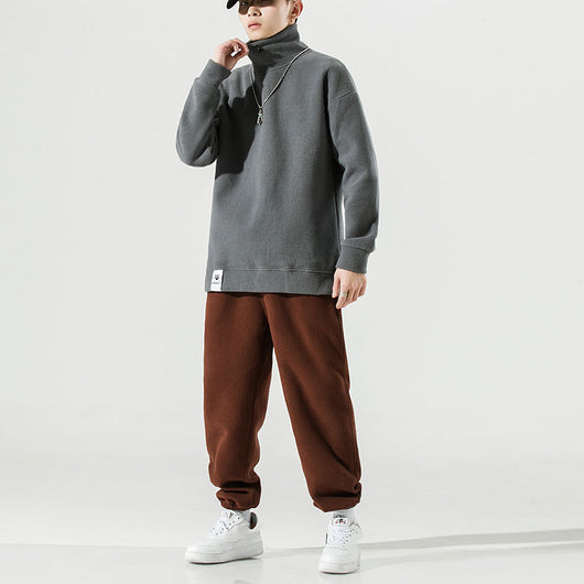 Conjunto Casual de Polar Grueso para Hombre Talla Grande - Image 14