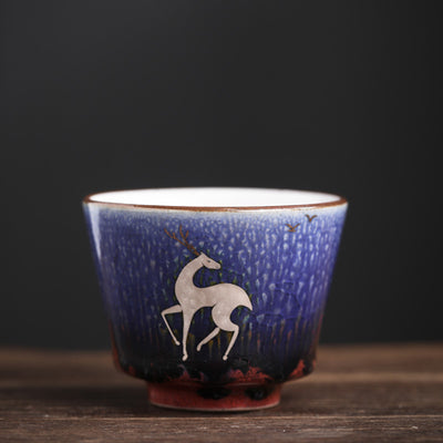 Juego de Tazas de Té de Cerámica Artesanal Estilo Japonés - Image 16