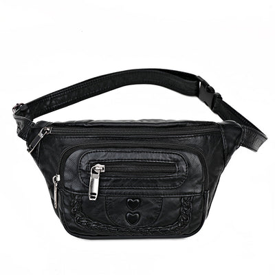 Bolso Bandolera de Cuero Suave Lavado para Mujer - Image 2