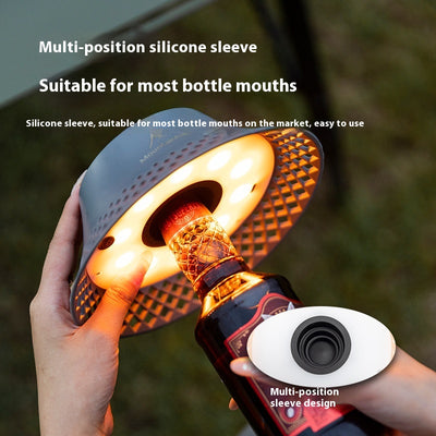 Lámpara Camping de Botella de Vino - Linterna Portátil para Exteriores - Image 2