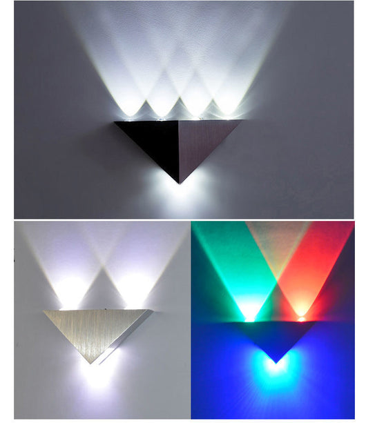 Lámpara de Pared LED Triangular Creativa - Image 9