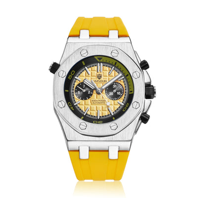 Reloj Deportivo para Hombre Automático Resistente al Agua con Correa de Silicona - Image 9