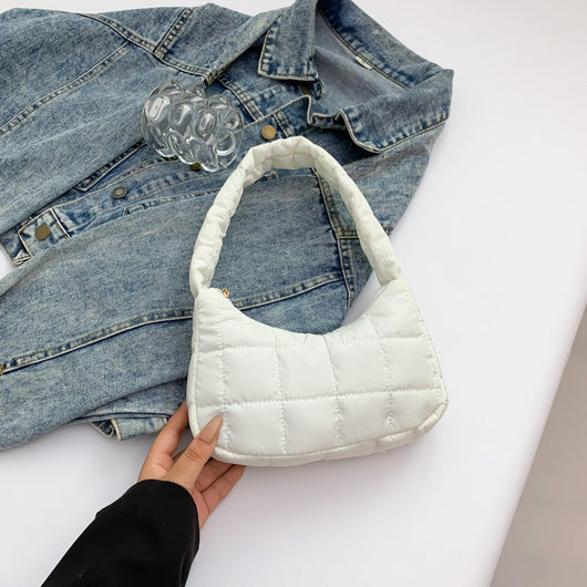 Bolso Bandolera Lunar de Un Hombro - Diseño Minimalista para Mujer - Image 7
