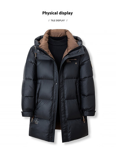 Chaqueta de Plumón de Pato Gruesa para Hombre - Abrigo Casual Invierno - Image 10
