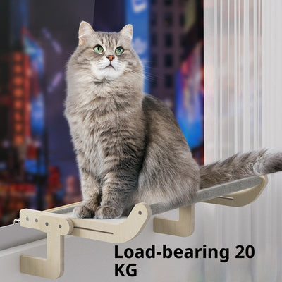 Cama Colgante Extra Grande para Gatos - Nido de Lona para Ventana y Balcón