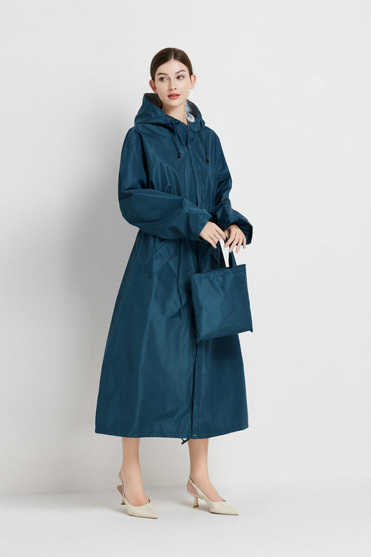 Gabardina Impermeable de Largo Medio para Mujer - Image 31