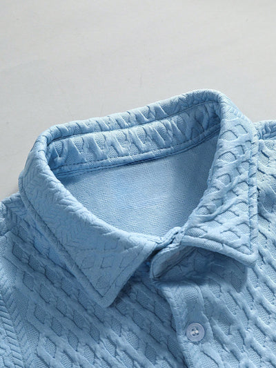 Conjunto Casual Hombre: Camisa Suelta y Shorts de Manga Corta - Image 26