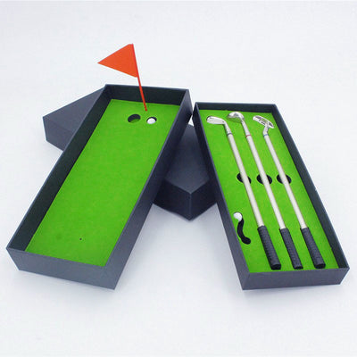 Set de Bolígrafo Putter Mini Golf de Escritorio con Palo Metálico - Image 11