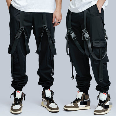 Pantalones Funcionales Holgados para Hombre - Comodidad y Estilo - Image 6