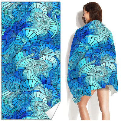 Toalla de Playa Bohemia Estampada - Absorbente y Versátil - Image 16