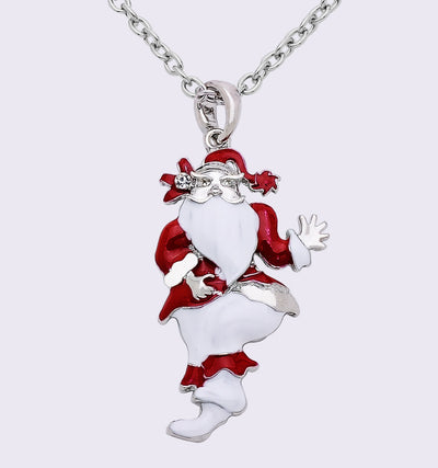 Collar Navideño Cadena Suéter de Santa - Image 3
