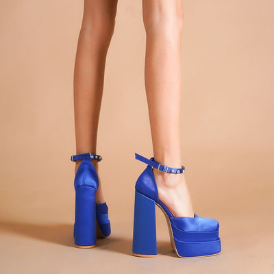 Tacones Plataforma 14cm con Brillantes Cristal - Image 52