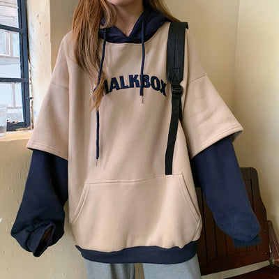Suéter Deportivo Dos Texturas con Capucha para Mujer - Image 19