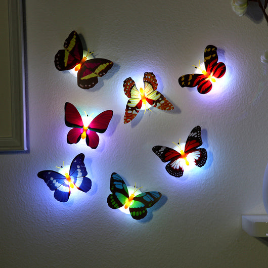 Mariposa Luminosa Decorativa - Luz Nocturna Adhesiva - Image 5