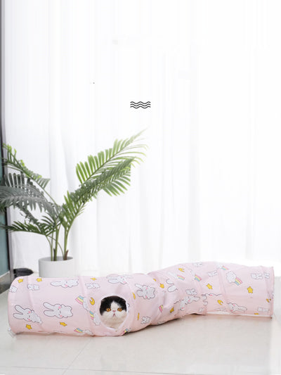 Túnel Interactivo para Gatos con Juguetes Integrados - Image 11