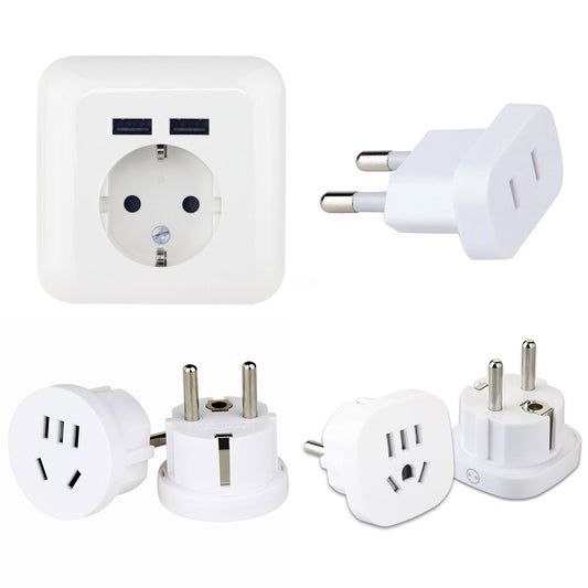 Adaptador de Enchufe Europeo - Convertidor Universal de Conectores