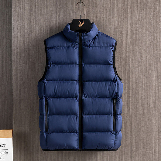 Chaleco de Algodón para Hombre con Cuello Alto - Estilo y Confort - Image 10