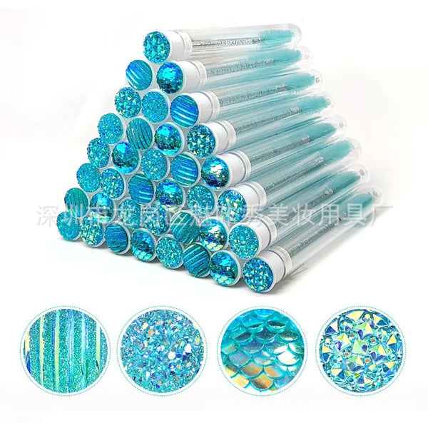 Cepillos Desechables para Pestañas y Rímel - Set de 10 a 50 Spoolies Diamond Lash en 4 Colores - Image 5