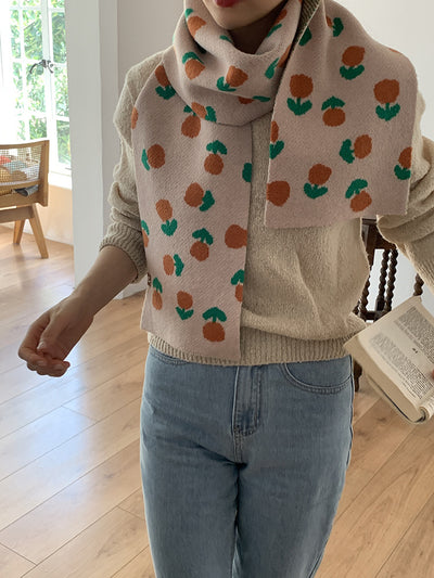 Bufanda de Lana Jacquard Tulipán para Mujer - Image 18