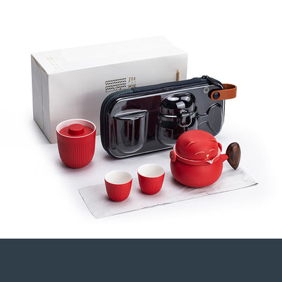 Juego de Té Portátil con Bolsa - Tetera de Cerámica para Viajes - Image 12