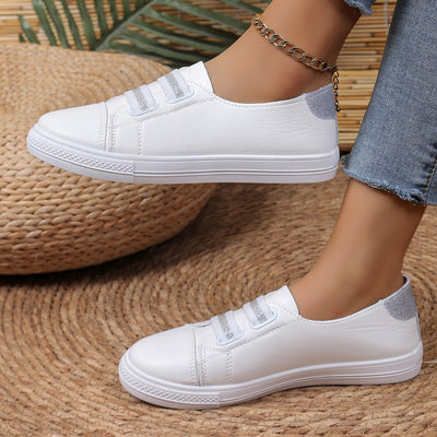 Zapatos Blancos Casuales Slip-On Cómodos y Versátiles - Image 14