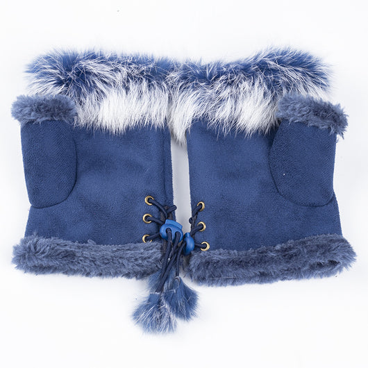 Guantes Mitones de Conejo Invierno para Damas - Teclado y Pantalla Táctil - Image 10