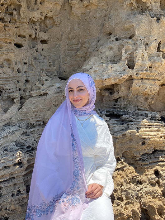 Pañuelo Hijab de Satén Estampado - Image 34