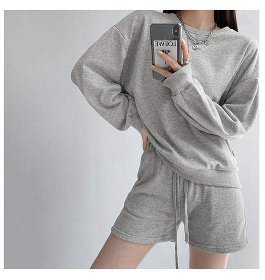 Conjunto Deportivo Casual Mujer Manga Larga Cuello Redondo Primavera Otoño - Image 14