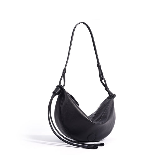 Bolso Bandolera Retro Media Luna en Cuero Oveja - Image 5